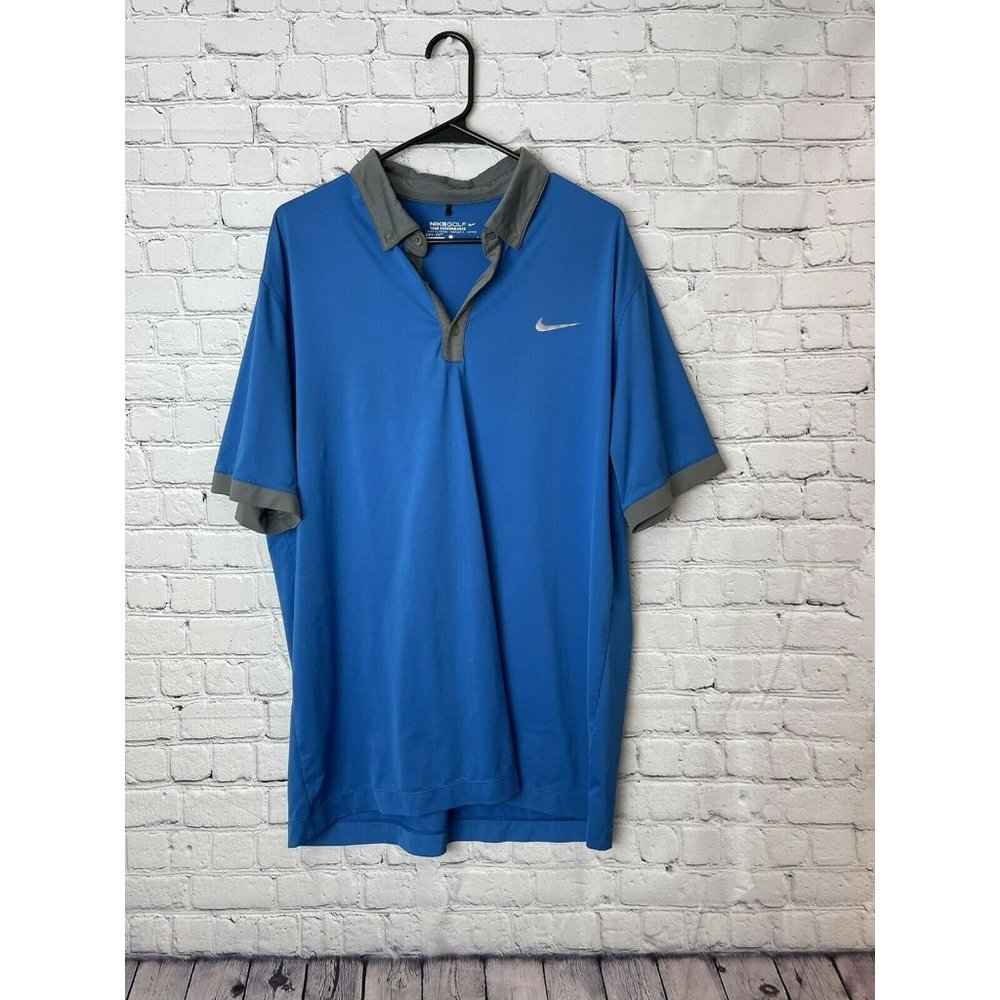 Nike Golf polo blue size large